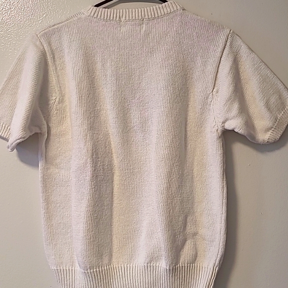 Alfred Dunner Vintage Womens Short Sleeve Sweater Size Large - Picture 6 of 6